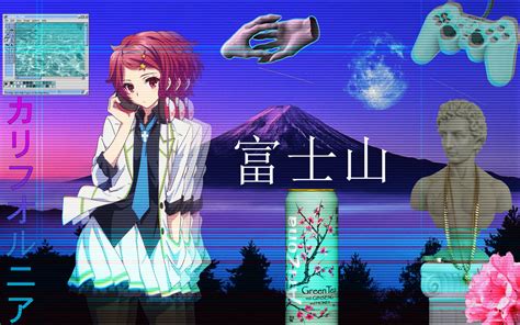 My Anime Vaporwave Wallpaper 01 By Iamthebest052 On Deviantart