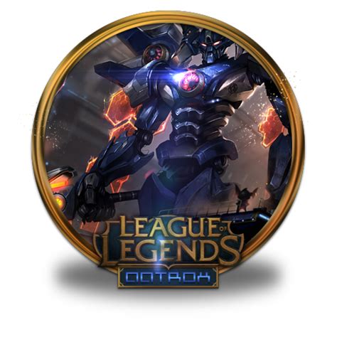 Aatrox Mecha Icon League Of Legends Gold Border Iconset