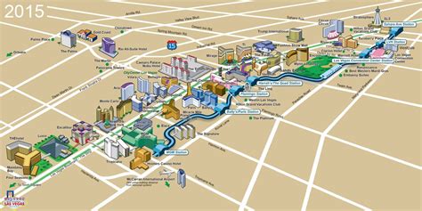 Map Of The Las Vegas Strip