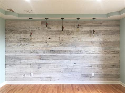 Check Out This Wall We Did Last Week Using Our White Washed Barn Wood