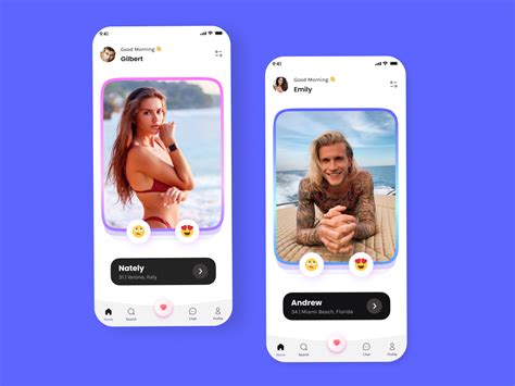 Dating App Home Screen Exploration By Saloni Neelpari On Dribbble