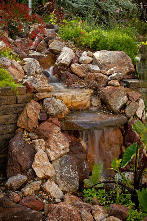 Saratoga Pondless Waterfall Stream Landscaping Contrator