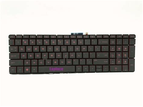 New Us Red Backlit Keyboard For Hp Pavilion 15t Ab100 15 An050nr In