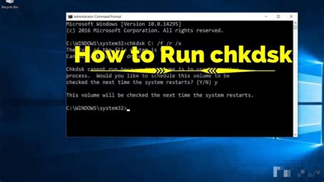 How To Run Chkdsk YouTube