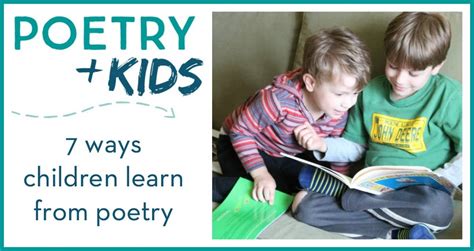 7 Ways Children Learn From Poetry Happy Strong Home