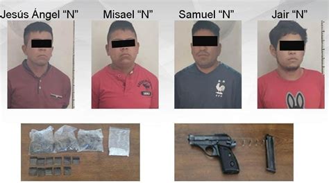 Detiene Polic A Morelos Cuatro Hombres En Posesi N De Armas Y Droga En