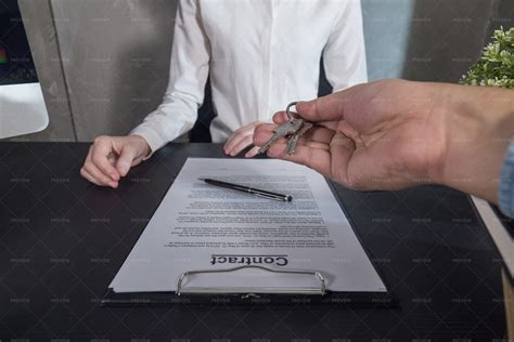 Signing Real Estate Contract Stock Photos Motion Array