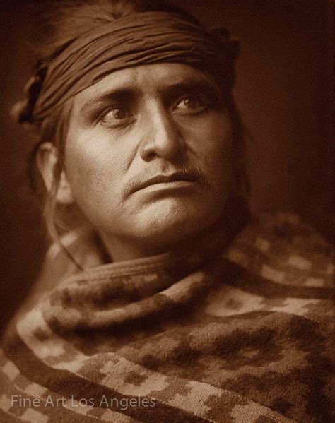 Edward Curtis Photo The Chief Of The Desert Navajo By