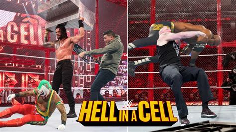 Wwe Hell In A Cell 13th June 2021 Highlights Roman Reigns Vs Rey Mysterio Brock Lesnar