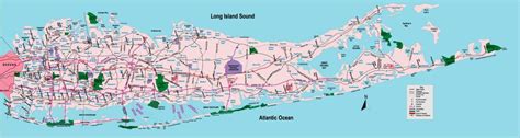 Long Island Gold Coast Map Map Of Long Island Gold Coast