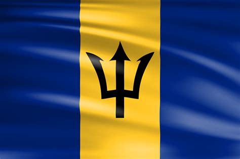 The Flag Of Barbados Wagrati