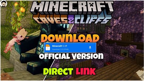 Free Download Minecraft V117 Official Version Mcpe Cave And Cliffs