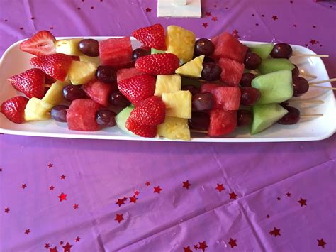 Preheat your grill to high heat (about 450˚f) with a grill grate or a piece of heavy duty aluminum foil. Fruit Kabobs | Fruit kabobs, Fruit, Food
