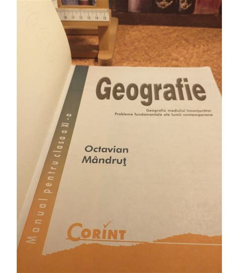 Octavian Mandrut Geografie Manual Pentru Clasa A Xi A Geografia