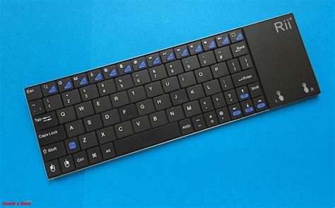 Rii K12 Mini Ultra Slim Bluetooth Tastatur Touchpad Wireless Keyboard