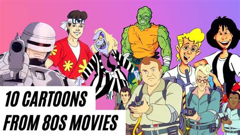 10 Of The Best Cartoons Based On 80s Movies Intros Youtube