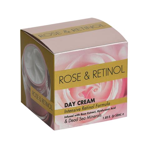 Rose And Retinol Day Cream Intensive Retinol Formula Infused With Rose E