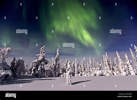 Sweden Lapland Aurora Borealis Aurora Borealis Stock Photo Alamy