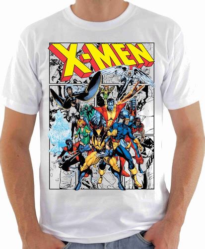 Camisa Camiseta X Men Classico Série Quadrinho R 2500 Em