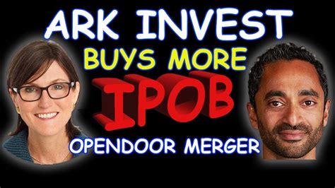 Ark Invest Buys More Shares Of Ipob Stock Opendoor Merger Youtube