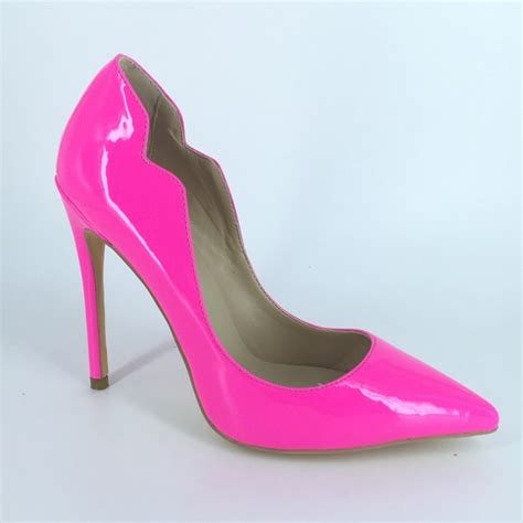 Hot Pink Shoes Women Pumps High Heel Spring Style Ladies Party Pumps
