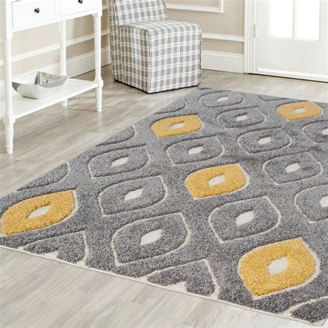 Grey And Yellow Area Rugs