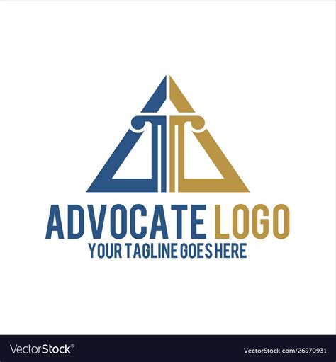 Advocate Logo Royalty Free Vector Image Vectorstock
