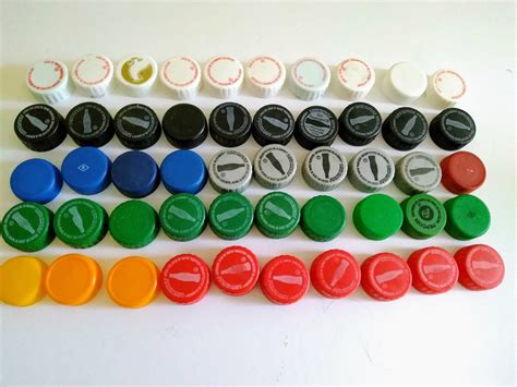 50 Plastic Bottle Lids Soda Bottle Caps Use 4 Jewelry Magnets Etsy In