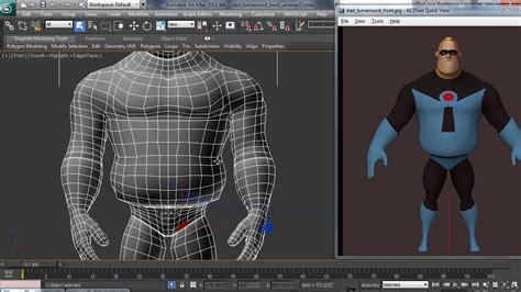 Texturing Techniques By Autodesk 3ds Max Character Texturing Youtube