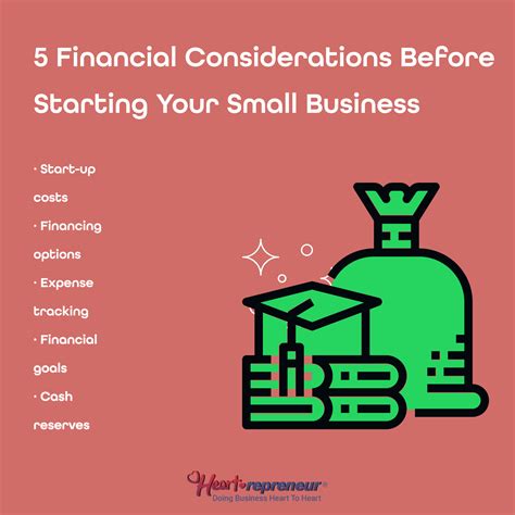 5 Financial Considerations Before Starting Your Small Business Dr