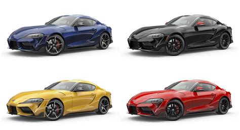 See The New 2020 Toyota Supra In All Eight Color Options Carscoops