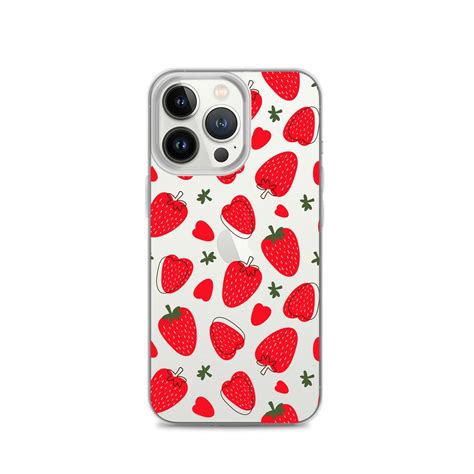 An Iphone Case With Strawberries On It