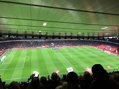 Emirates Stadium Section 114 Row 30 Seat 662 Arsenal Fc Vs