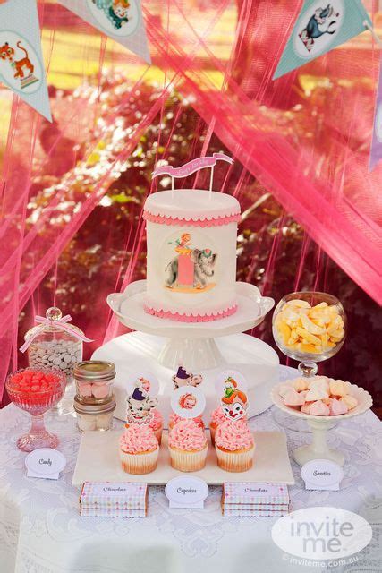 vintage circus afternoon tea birthday party ideas photo 6 of 15