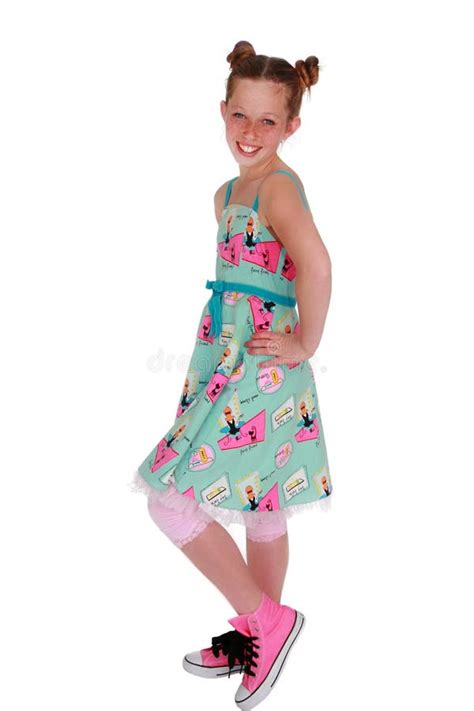 Cute Tween Girl Stock Image Image Of Child Pink Blue 8582487