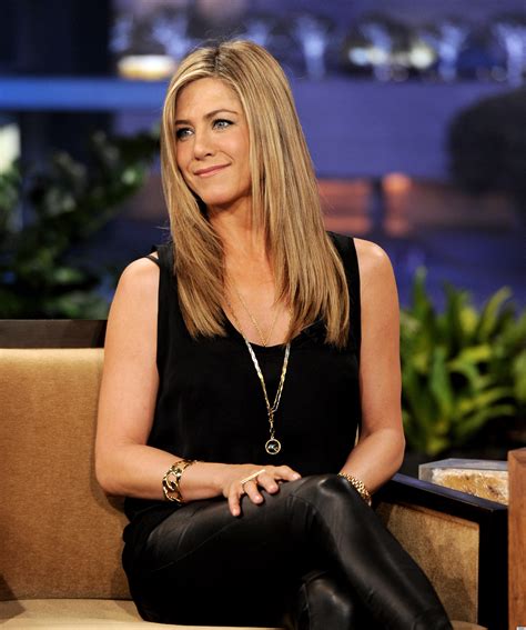 Jennifer Aniston Leather Leggings On The Tonight Show Hit Or Miss