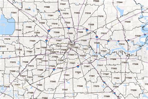 Map Zip Codes Texas London Top Attractions Map