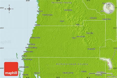 Map Of Pasco County Florida United States Map
