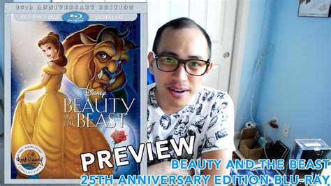 Preview Disney Beauty And The Beast 25th Anniversary Edition Blu Ray