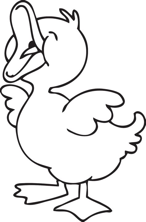 Desenho Para Colorir Patos