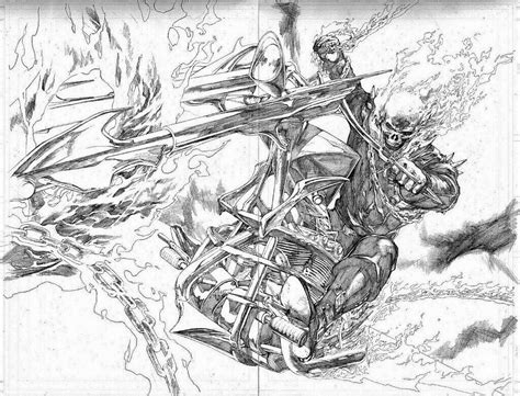 Pin By Bobby Patton On Marvel Comics Ghost Rider Drawing Ghost Rider