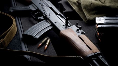 Wallpaper Ak 74 Kalashnikov Ak 47 Assault Rifle Russia Ussr