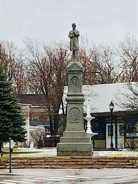 Gettysburg Monument In Malone New York Paul Chandler December 2018