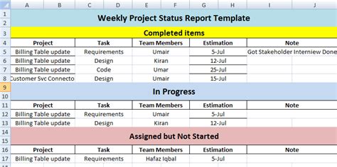 Accomplishment Report Template Excel Excel Templates