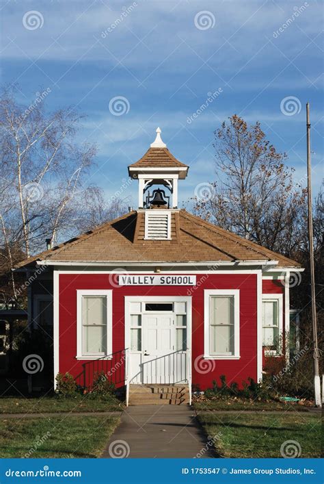 Red School House Royalty Free Stock Photography