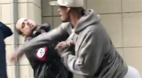 Neo Nazi Gets Knocked Out With One Punch In Seattle