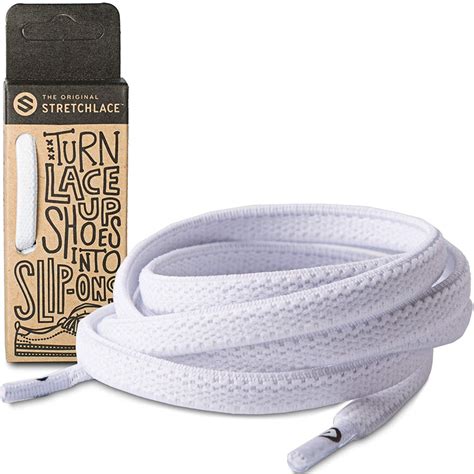 The Original Stretchlace Elastic Shoe Laces Flat Stretch Shoelaces