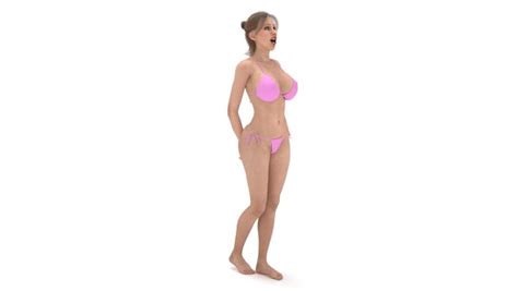 Sexy Bikini Girl 3d Model Turbosquid 1868898