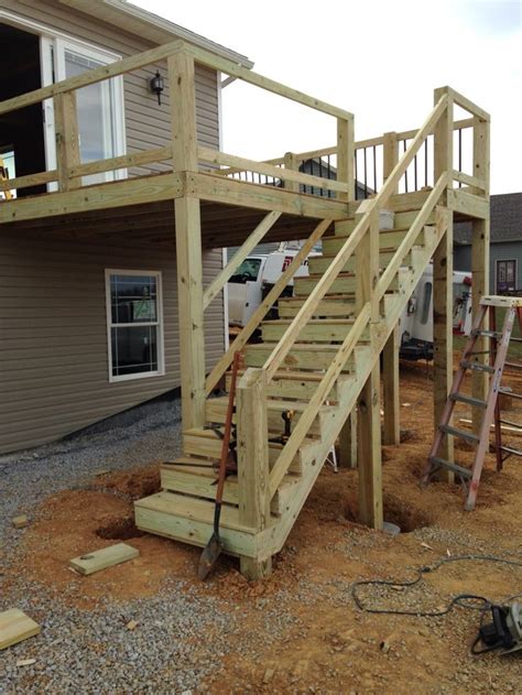 Stairs To Our Deck 3 10 2016 2019 Deck Ideas