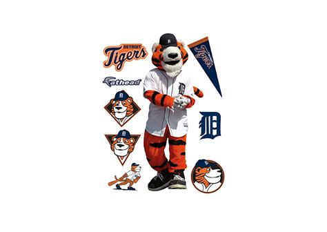 Detroit Tigers Mascot Paws Wall Decal Shop Fathead® For Detroit
